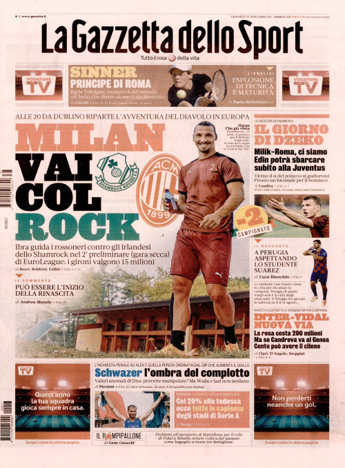 LA GAZZETTA DELLO SPORT (ITA)