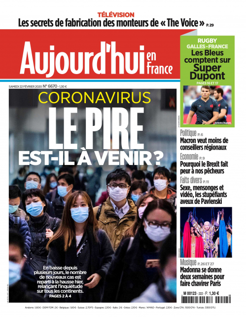 AUJOURD'HUI EN FRANCE