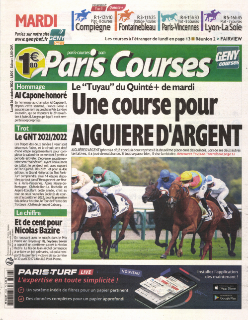 PARIS COURSES - QUOTIDIEN