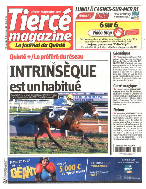 TIERCÉ MAGAZINE DIMANCHE