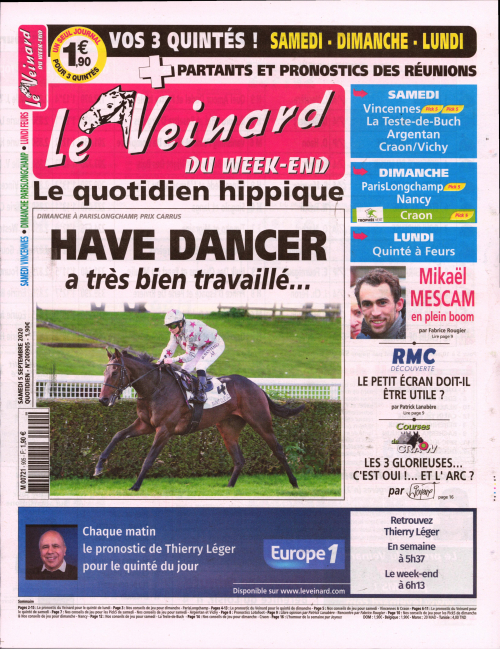 LE VEINARD DU WEEK-END