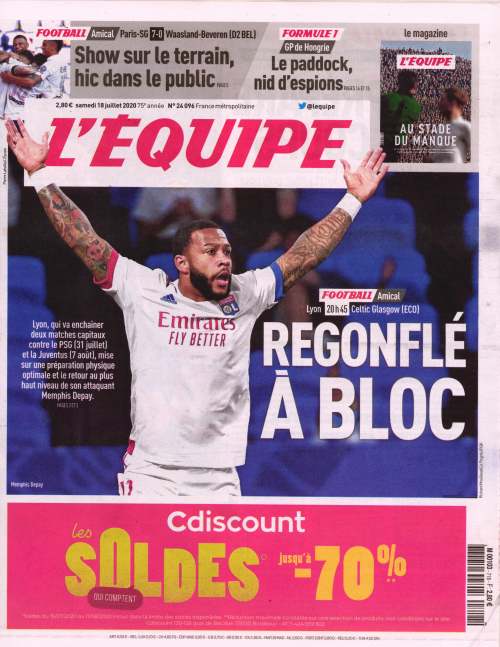 L'ÉQUIPE - WEEK-END (SAMEDI)