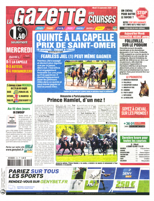 LA GAZETTE DES COURSES