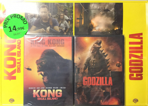 PACK KONG SKULL ISLAND / GODZILLA - DVD