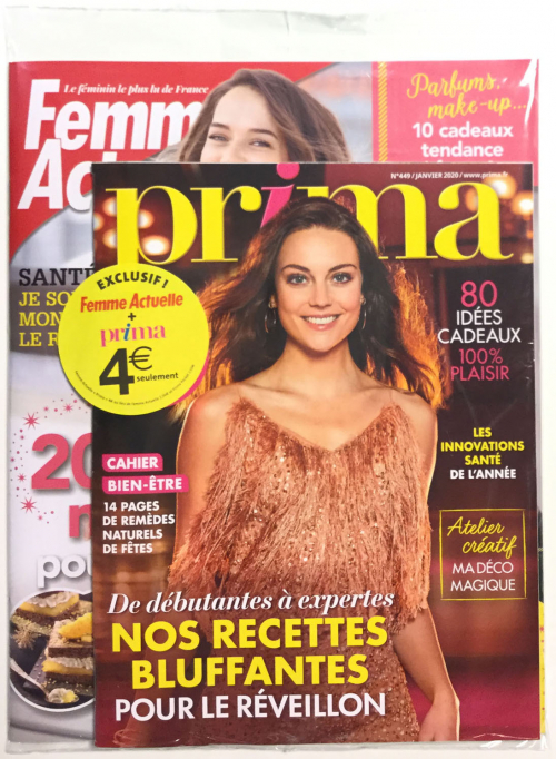 FEMME ACTUELLE + PRIMA POCHE