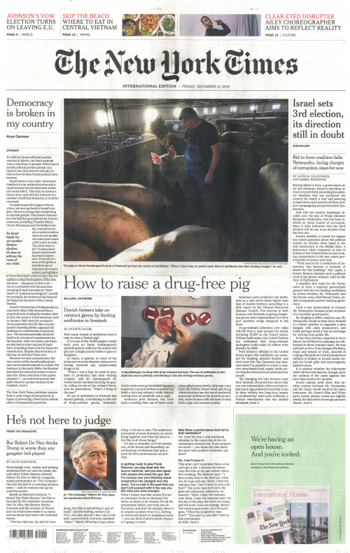 INTERNATIONAL THE NEW YORK TIMES (EX- INTERNATIONAL HERALD TRIBUNE)