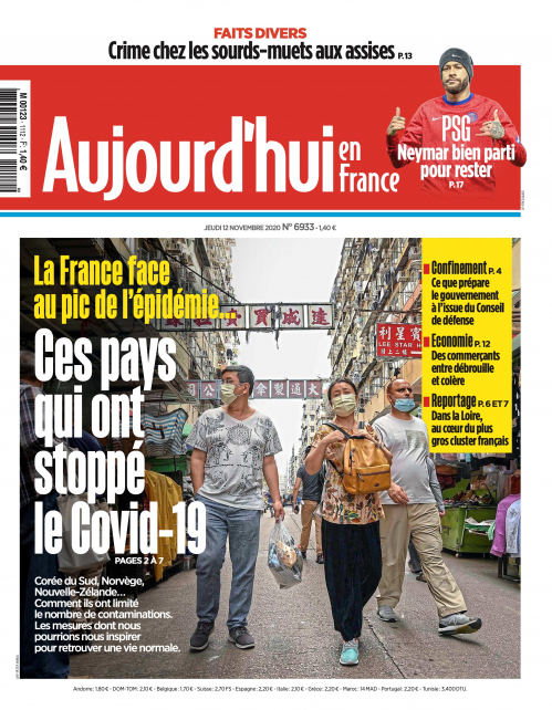 AUJOURD'HUI EN FRANCE