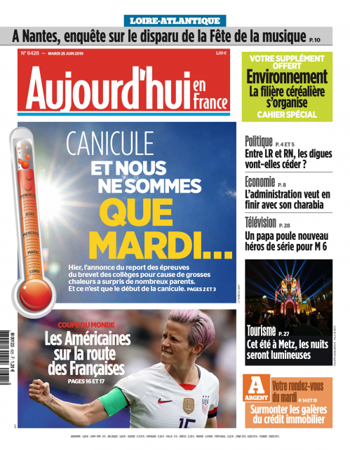 AUJOURD'HUI EN FRANCE