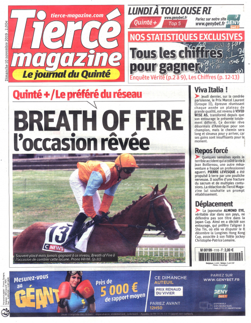 TIERCÉ MAGAZINE DIMANCHE