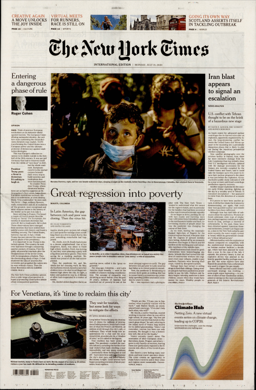 INTERNATIONAL THE NEW YORK TIMES (EX- INTERNATIONAL HERALD TRIBUNE)
