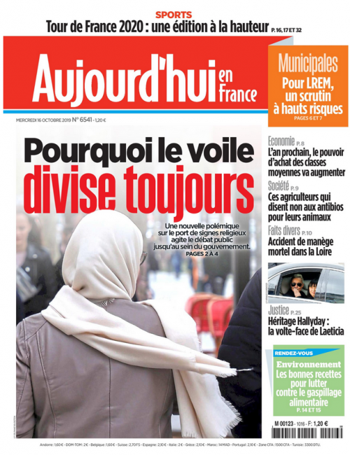 AUJOURD'HUI EN FRANCE
