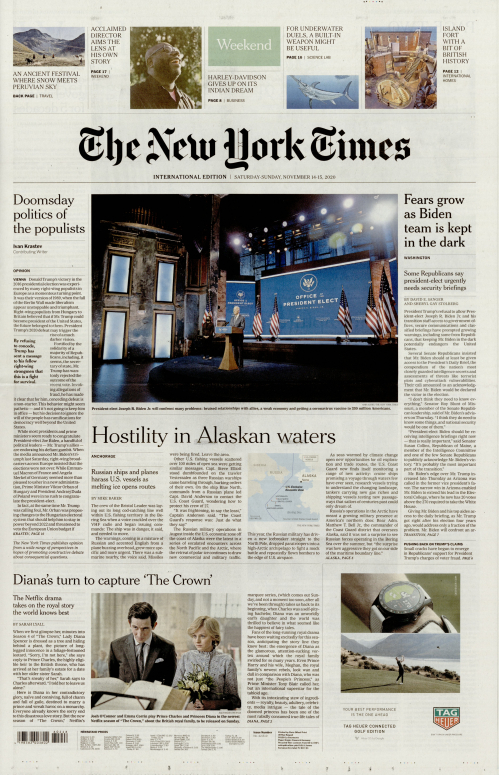 INTERNATIONAL THE NEW YORK TIMES (EX- INTERNATIONAL HERALD TRIBUNE)