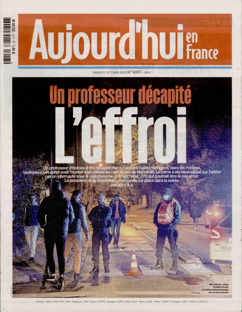 AUJOURD'HUI EN FRANCE