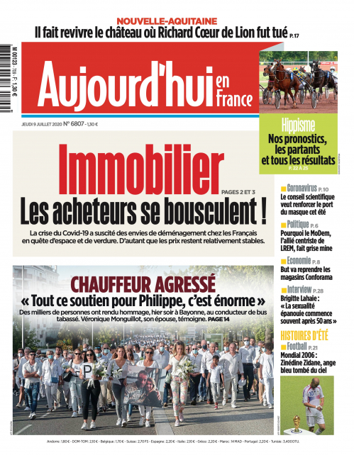 AUJOURD'HUI EN FRANCE