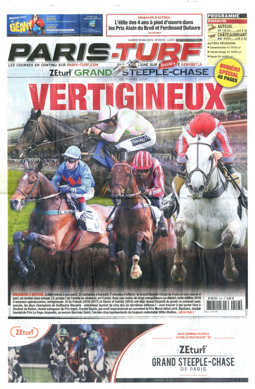 PARIS TURF SAMEDI