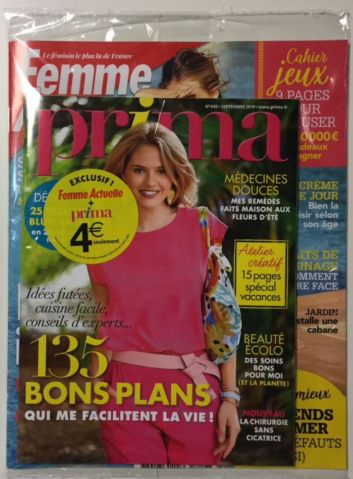 FEMME ACTUELLE + PRIMA POCHE