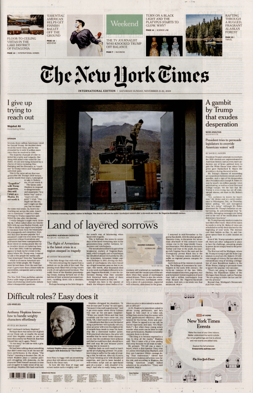 INTERNATIONAL THE NEW YORK TIMES (EX- INTERNATIONAL HERALD TRIBUNE)
