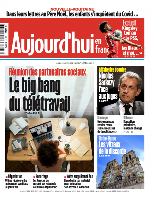 AUJOURD'HUI EN FRANCE