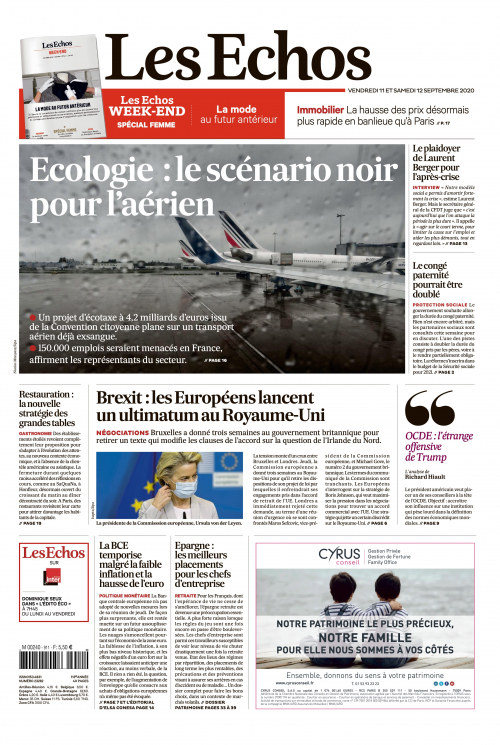 LES ECHOS (VENDREDI)
