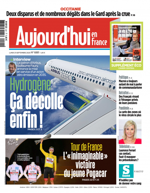 AUJOURD'HUI EN FRANCE
