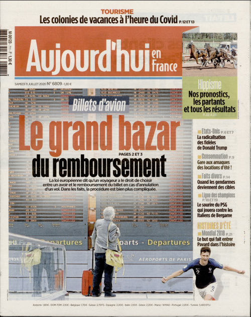 AUJOURD'HUI EN FRANCE
