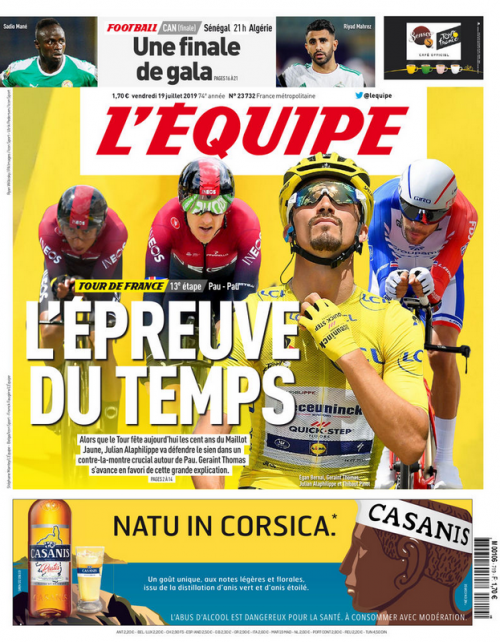 L'ÉQUIPE - MARDI / VENDREDI