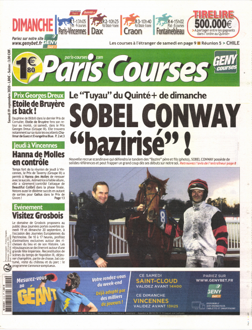 PARIS COURSES - QUOTIDIEN