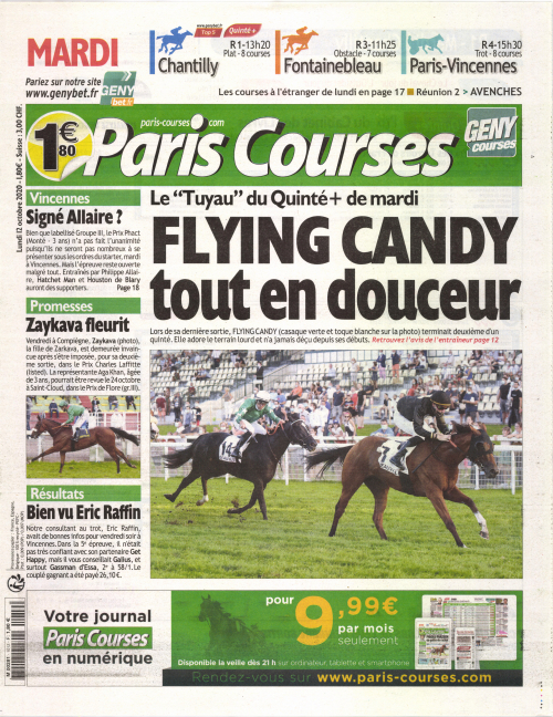 PARIS COURSES - QUOTIDIEN