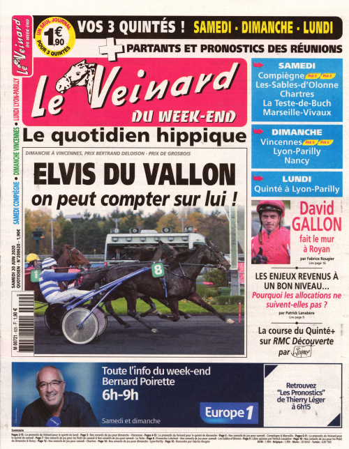 LE VEINARD DU WEEK-END