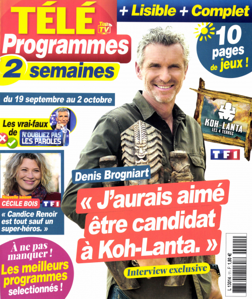 TÉLÉ PROGRAMMES 2 SEMAINES
