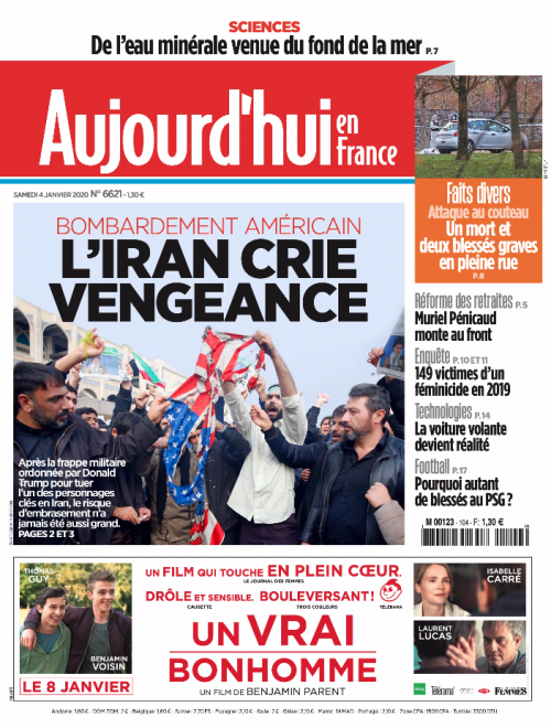 AUJOURD'HUI EN FRANCE
