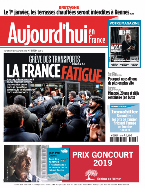 AUJOURD'HUI EN FRANCE - VENDREDI