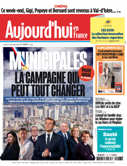 AUJOURD'HUI EN FRANCE