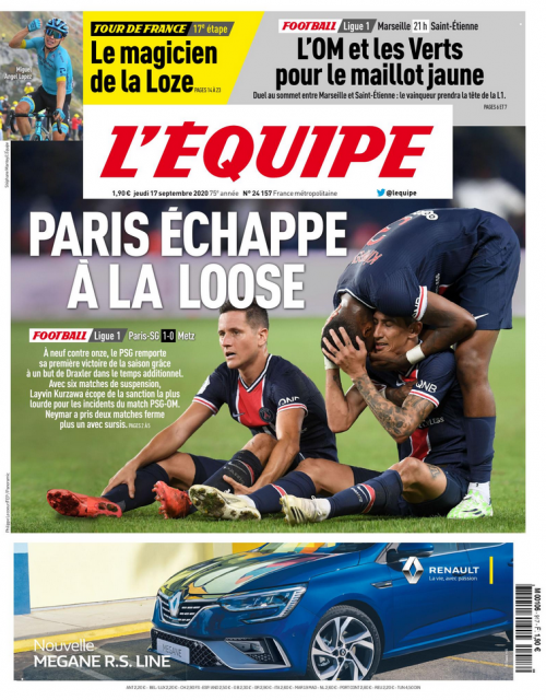 L'ÉQUIPE - MARDI / VENDREDI