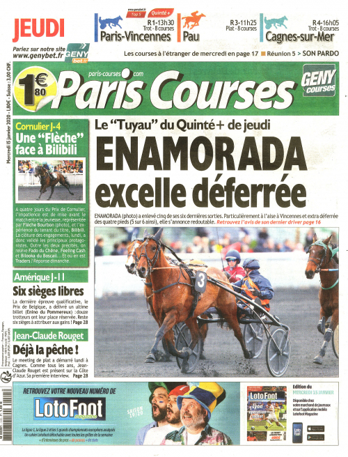 PARIS COURSES - QUOTIDIEN