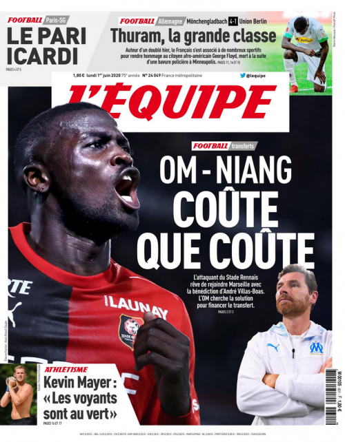 L'ÉQUIPE - LUNDI