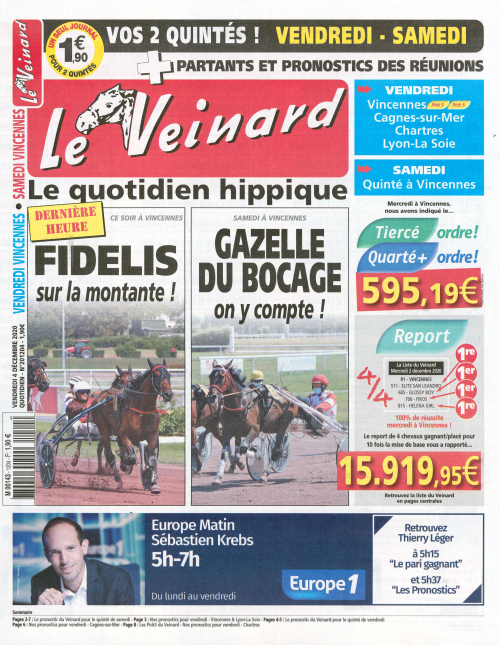 LE VEINARD QUOTIDIEN