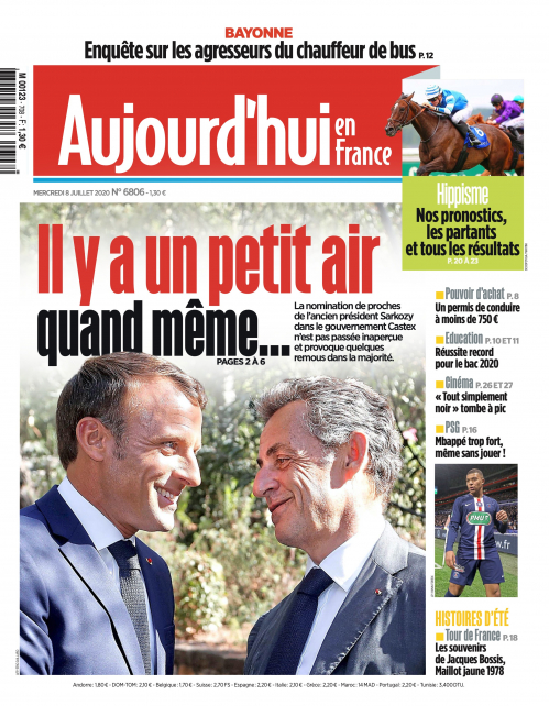AUJOURD'HUI EN FRANCE