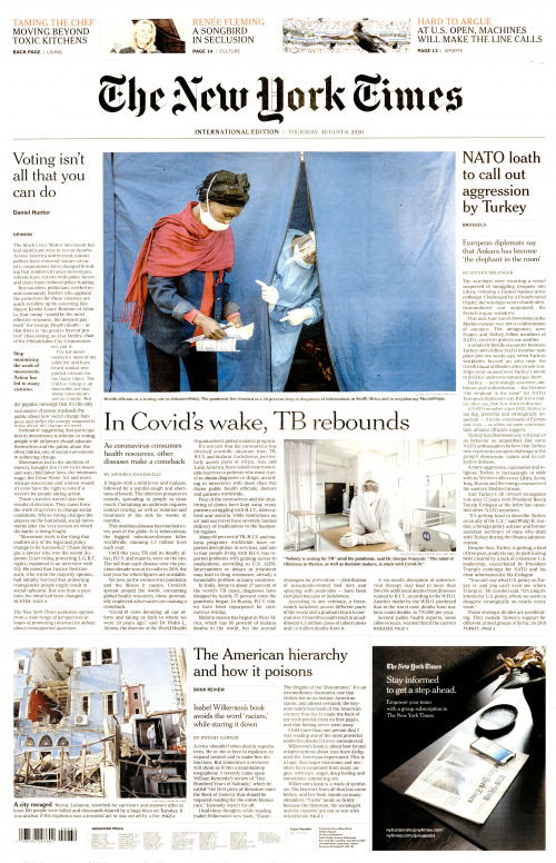 INTERNATIONAL THE NEW YORK TIMES (EX- INTERNATIONAL HERALD TRIBUNE)