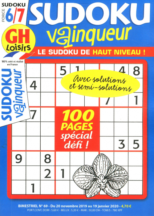 GH SUDOKU VAINQUEUR