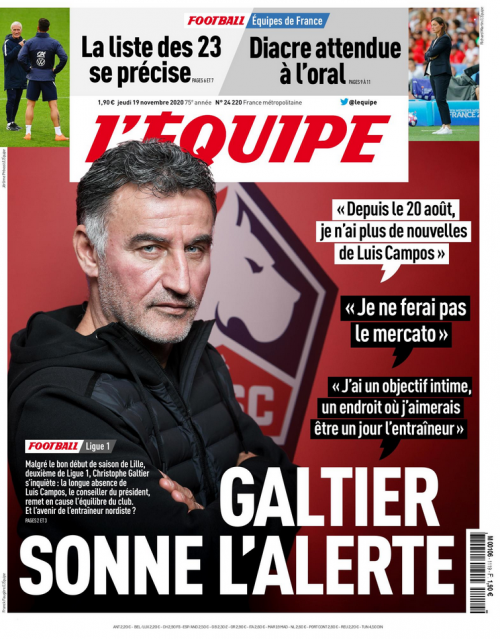 L'ÉQUIPE - MARDI / VENDREDI