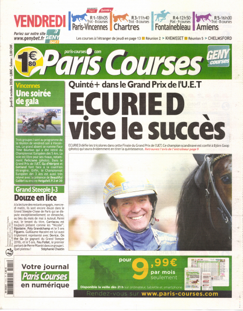 PARIS COURSES - QUOTIDIEN