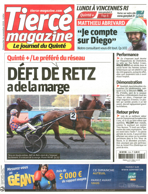 TIERCÉ MAGAZINE DIMANCHE
