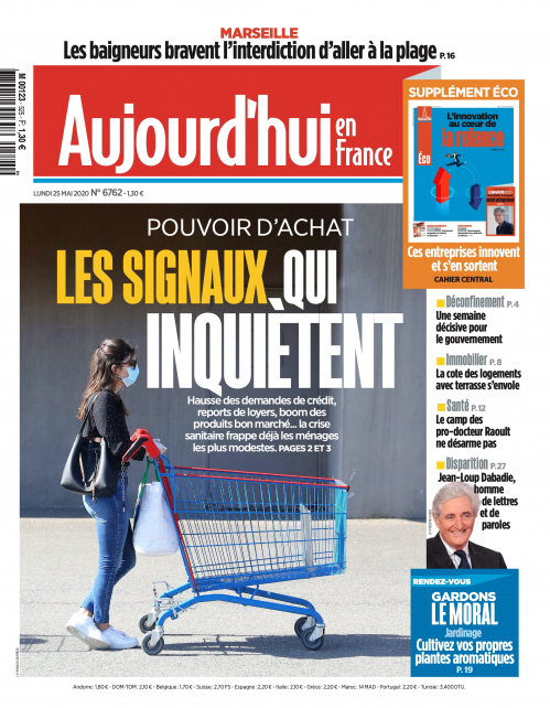 AUJOURD'HUI EN FRANCE