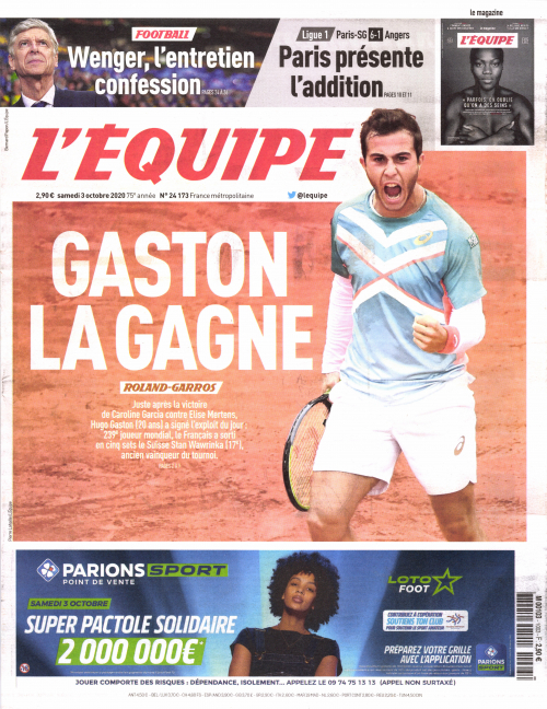 L'ÉQUIPE - WEEK-END (SAMEDI)