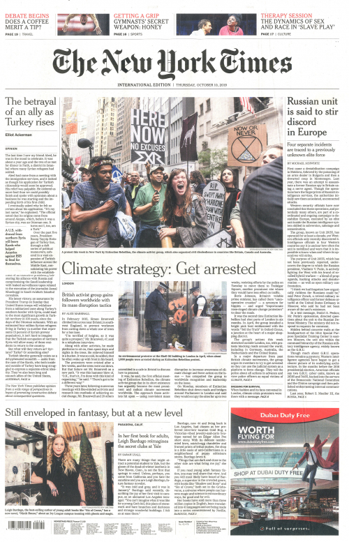INTERNATIONAL THE NEW YORK TIMES (EX- INTERNATIONAL HERALD TRIBUNE)