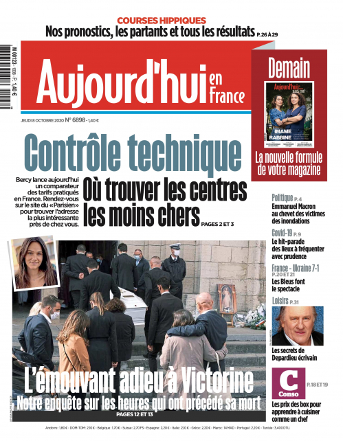 AUJOURD'HUI EN FRANCE