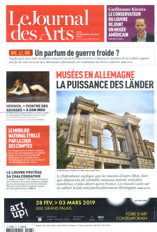 LE JOURNAL DES ARTS