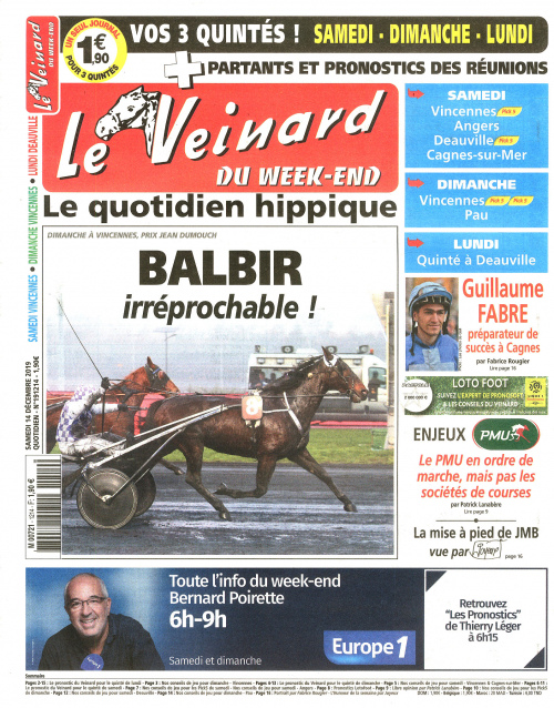 LE VEINARD DU WEEK-END