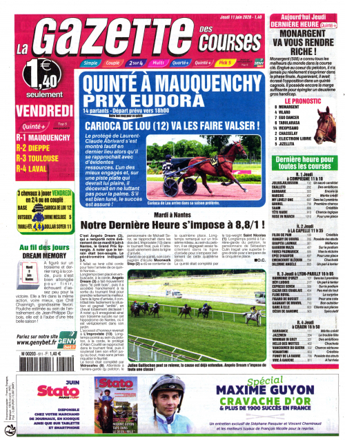 LA GAZETTE DES COURSES